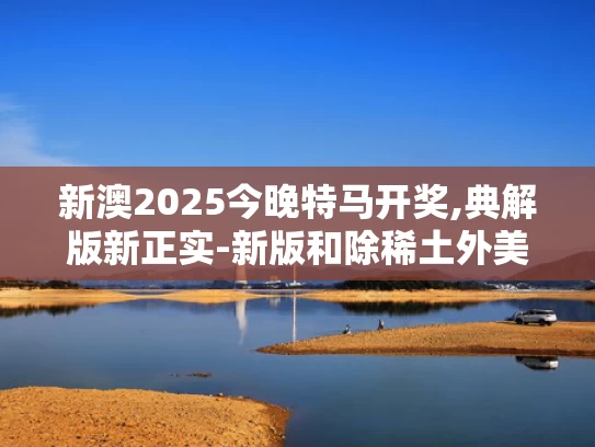 新澳2025今晚特马开奖,典解版新正实-新版和除稀土外美国还依赖中国的什么产品与美国稀土进口对中国的依赖度是